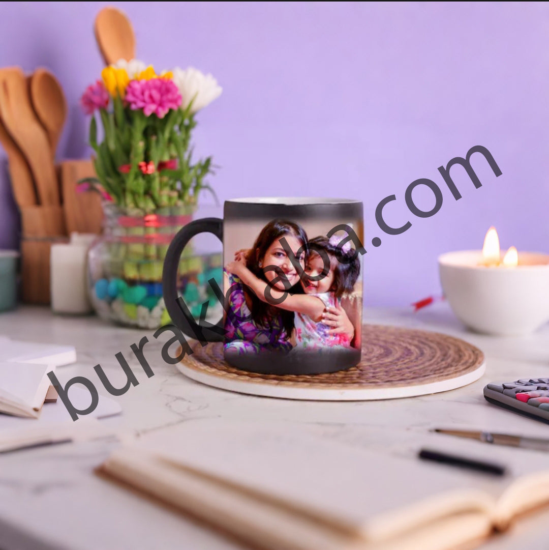 Customized Magic Photo Mug (Heat Reveal)