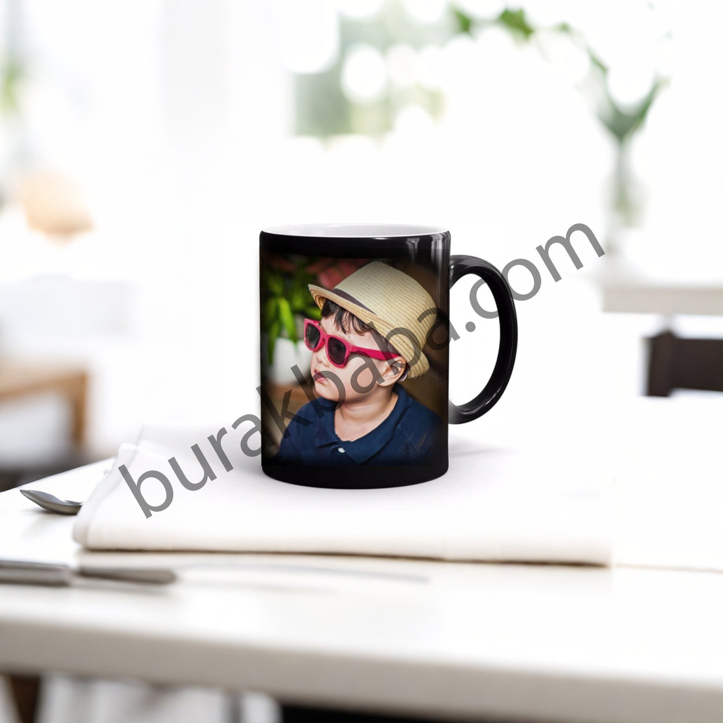 Customized Magic Photo Mug (Heat Reveal)