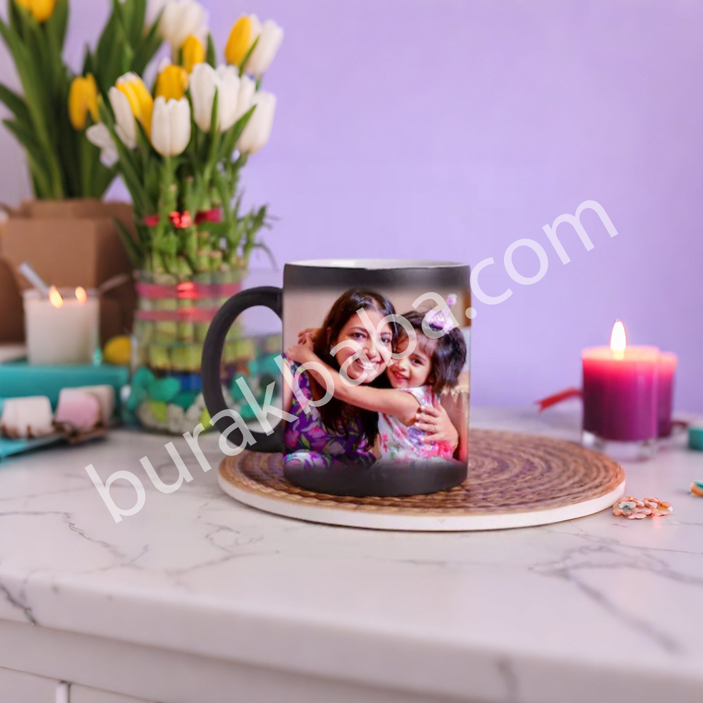 Customized Magic Photo Mug (Heat Reveal)