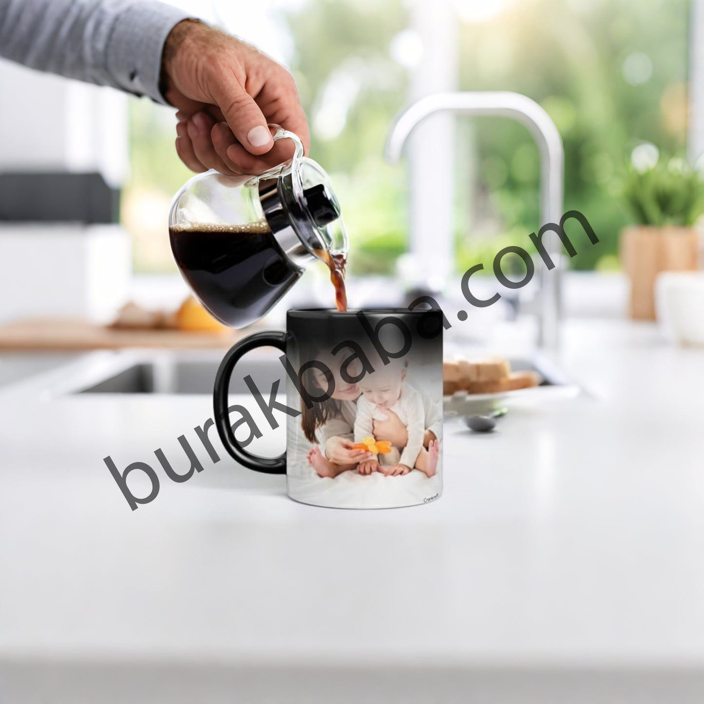 Customized Magic Photo Mug (Heat Reveal)
