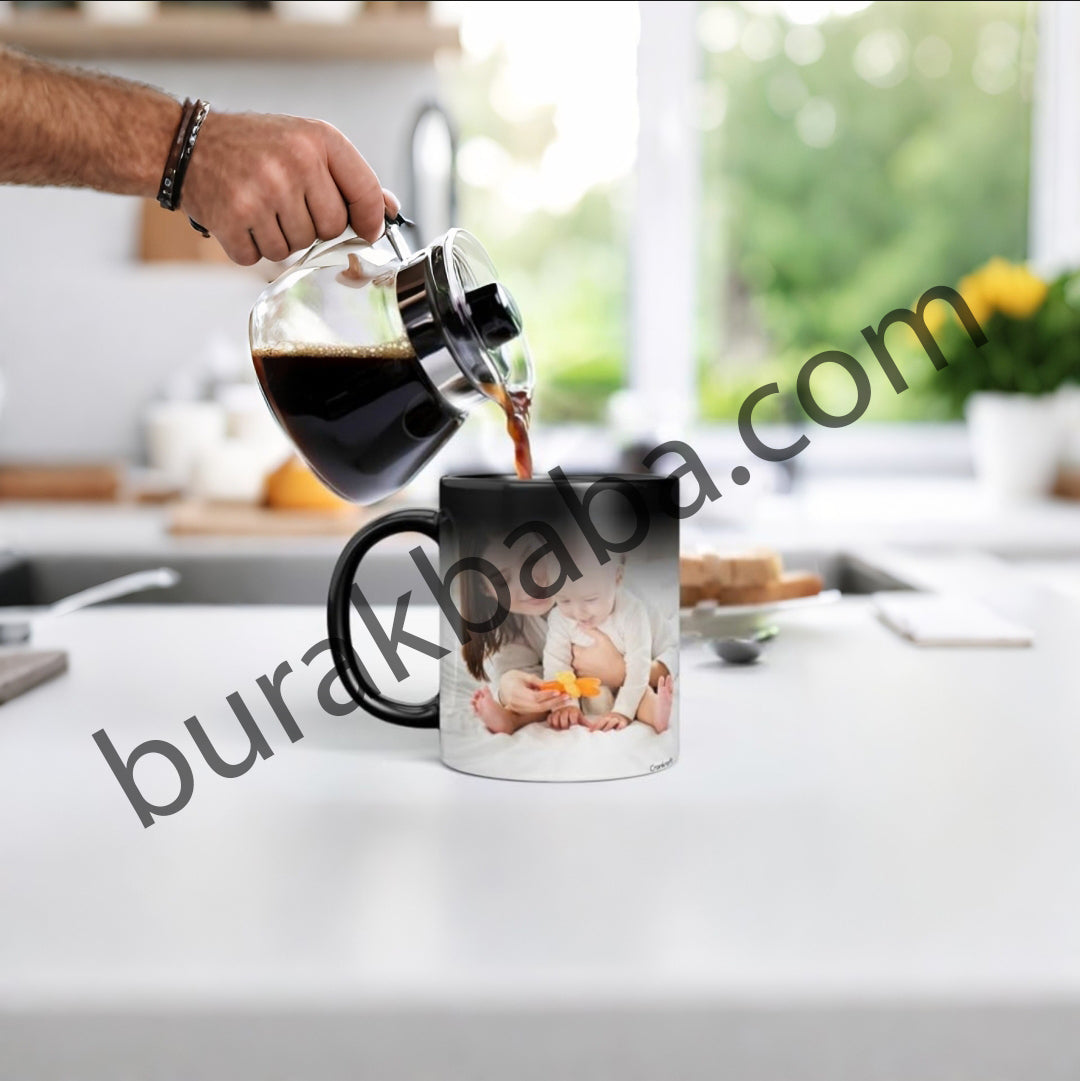 Customized Magic Photo Mug (Heat Reveal)